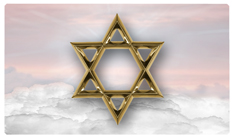 DNSEMP-C-120-PK-GD Star of David Pink-Gold